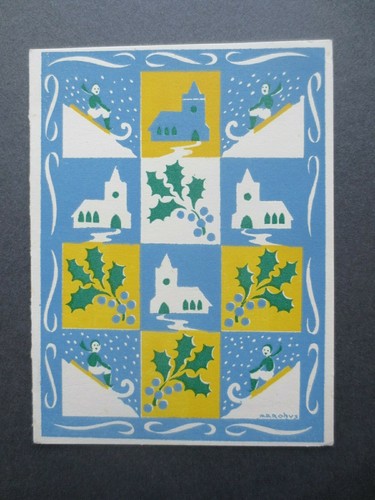 Vintage christmas card - christmas, medici