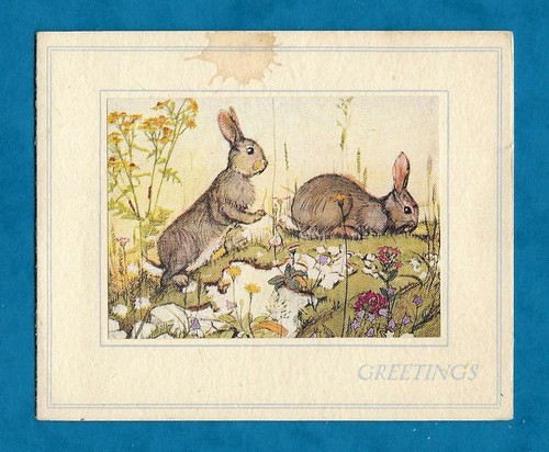 C1930s christmas card - card, by