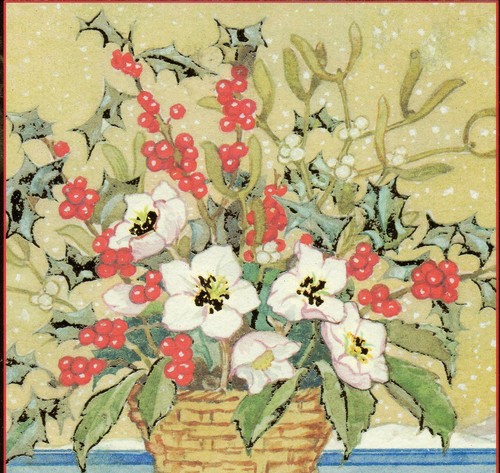 Margaret tarrant holly posy - tarrant,