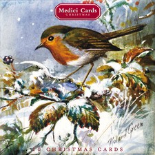 Box of 10 Robin & Blue Tits