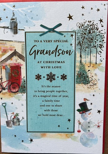 Very special grandson large - special,